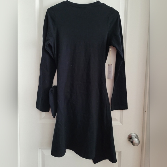 NWT Jackson Rowe Black T-shirt Dress size XS 100% Cotton - Picture 2 of 9